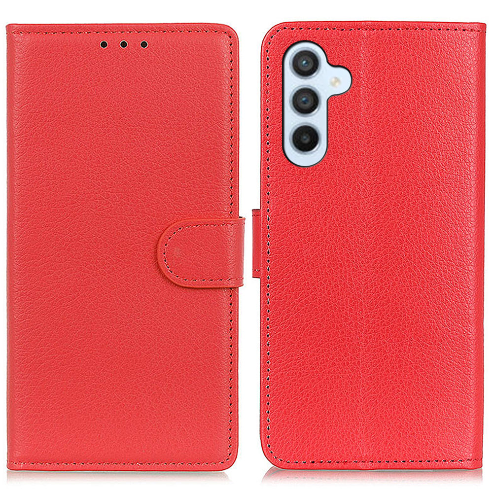 For Samsung Galaxy A05s 4G Case PU Leather Wallet Stand Litchi Texture Phone Cover For Samsung Galaxy A05s 4G Case PU Leather Wallet Stand Litchi Texture Phone Cover